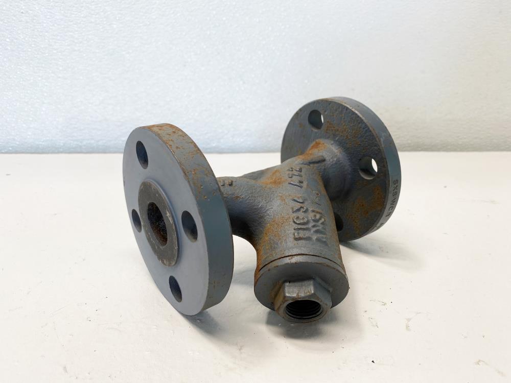 Spirax Sarco 1" 150# WCB Flanged Wye Y-Strainer, Figure #34